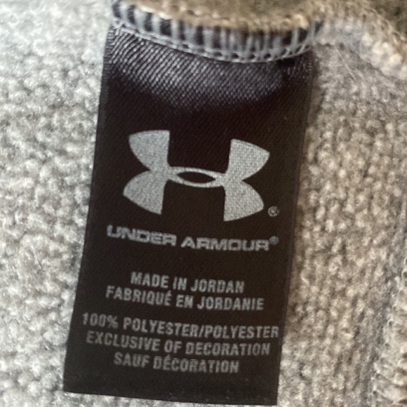 Men’s Under Armor Storm full zip fleece lined jacket or sweater Size Small - Picture 7 of 11